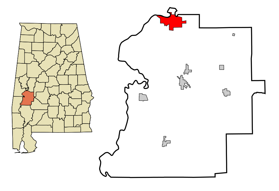 Locator map of Demopolis
