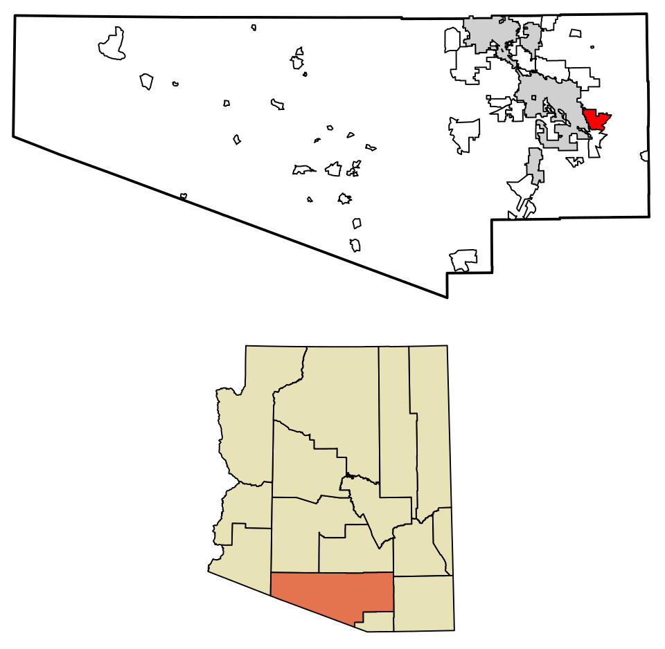 Map of Rincon Valley