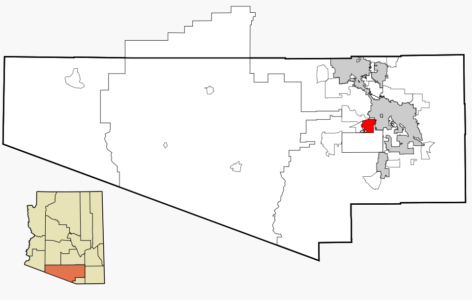 Map of Drexel Heights