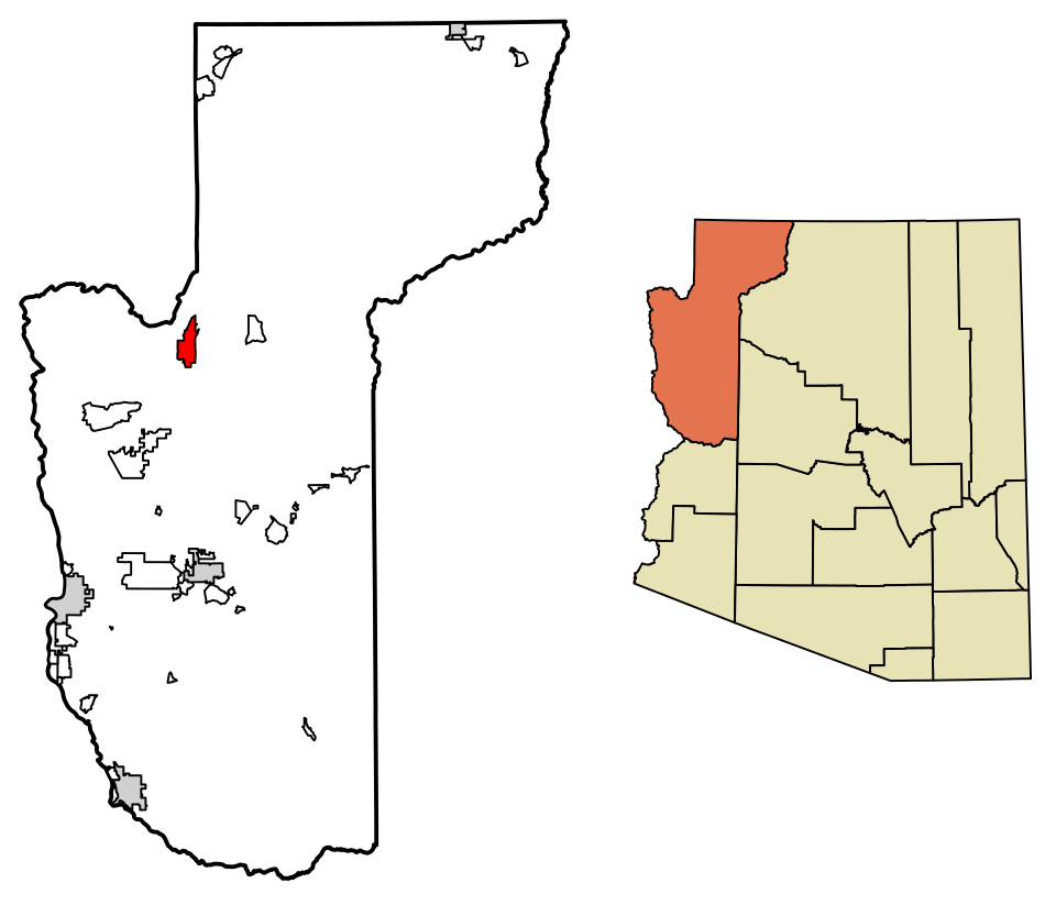 Locator map of Meadview