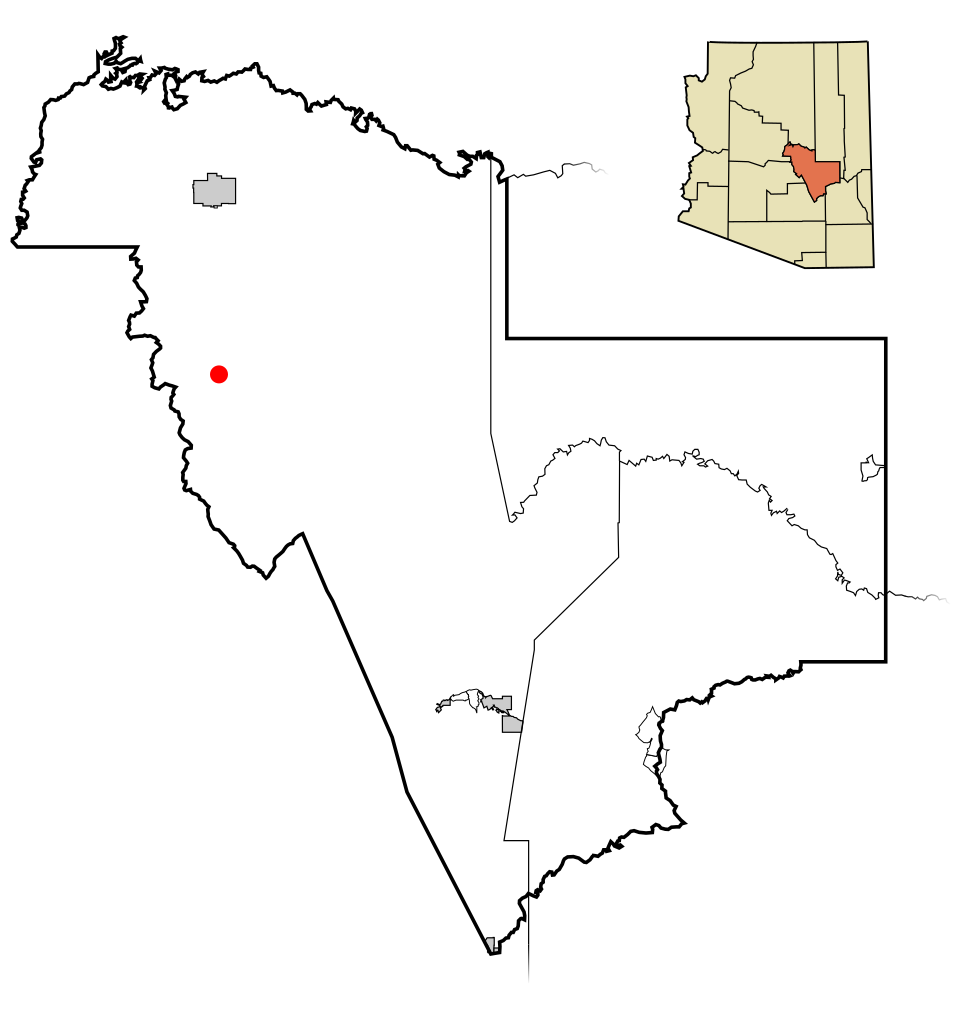 Locator map of Tonto Basin