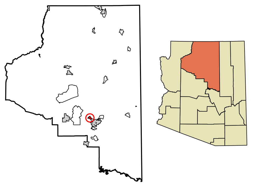 Locator map of Fort Valley