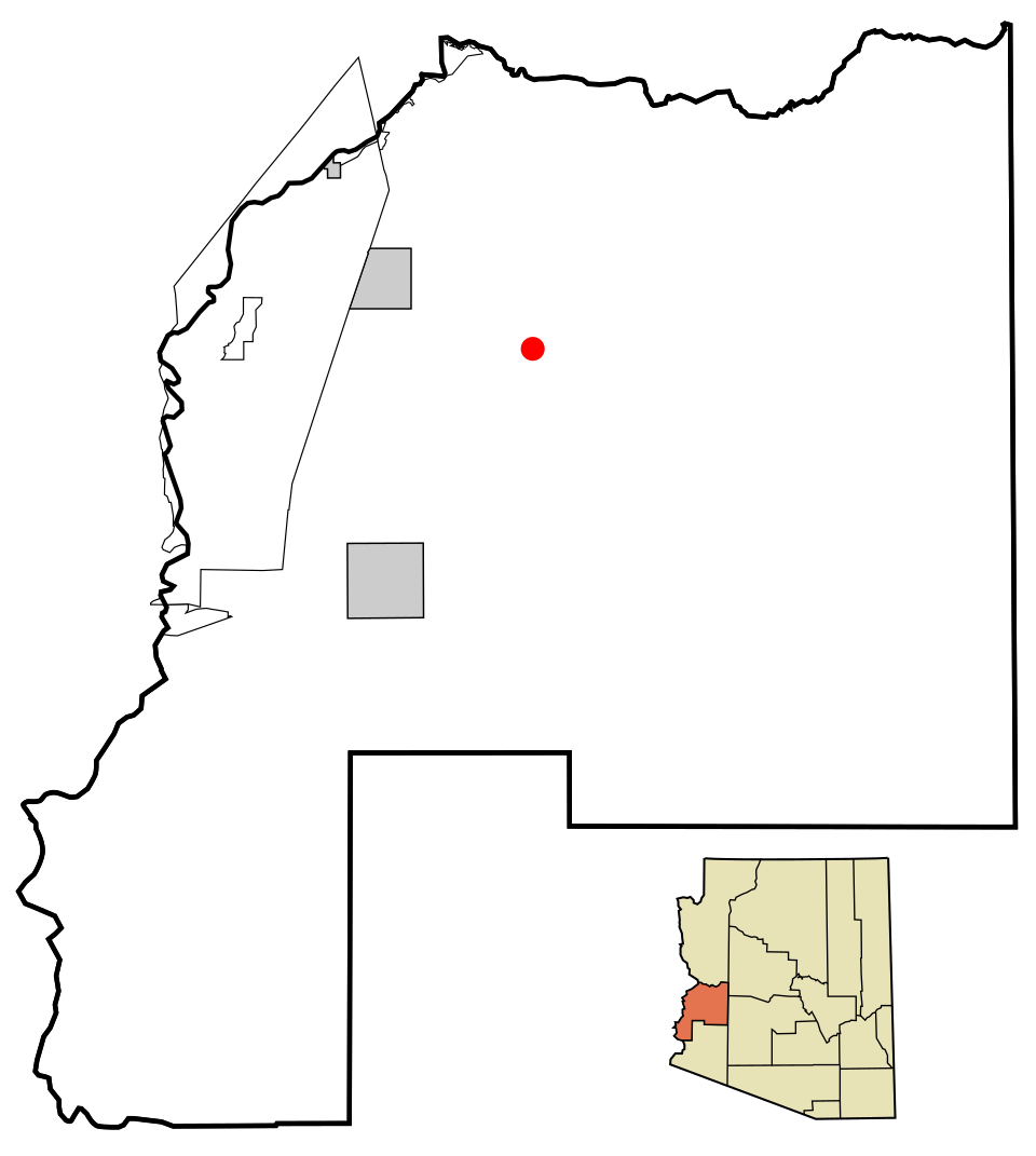 Locator map of Bouse