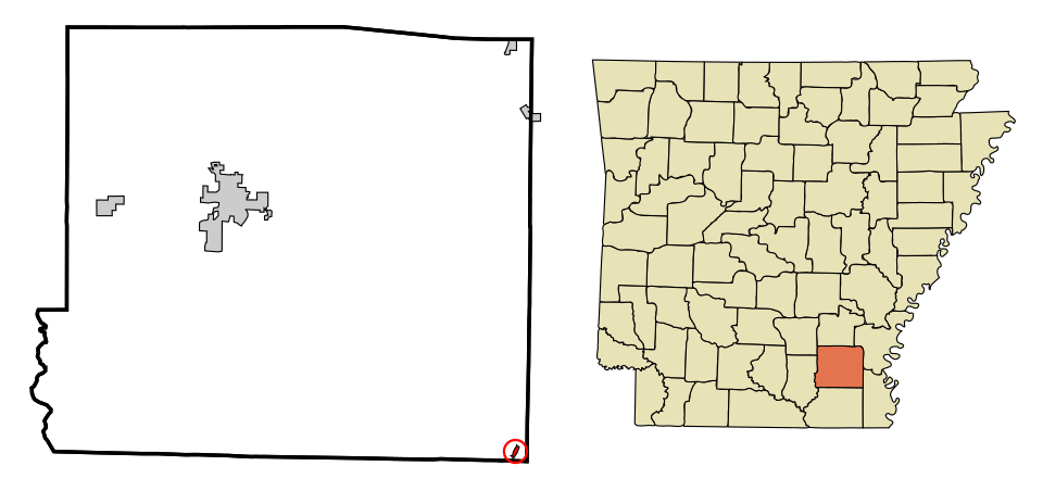 Locator map of Jerome