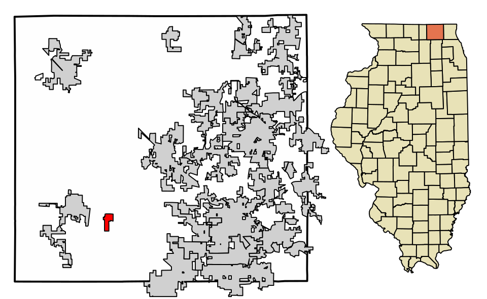 Locator map of Union