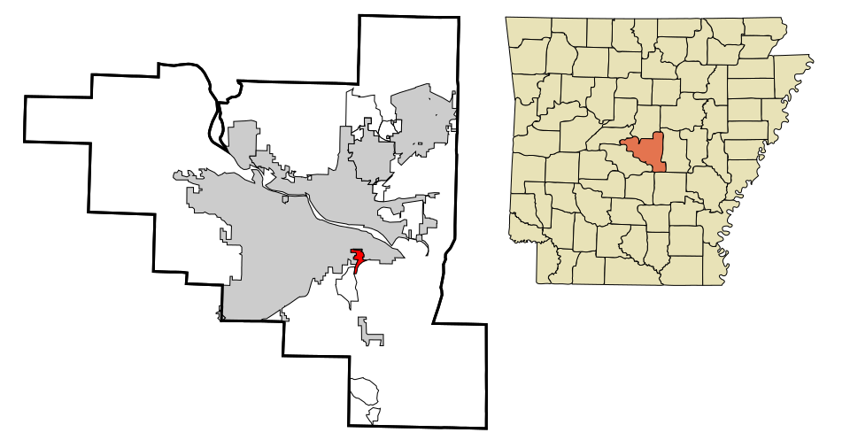 Locator map of College Station