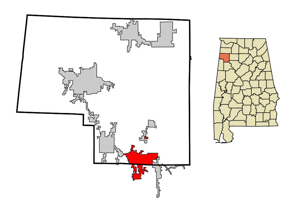 Locator map of Winfield