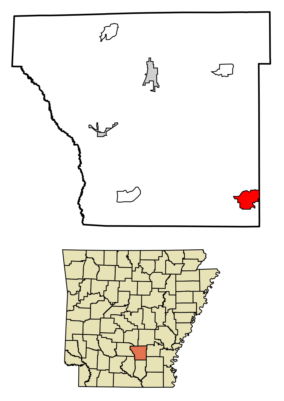 Locator map of Rye