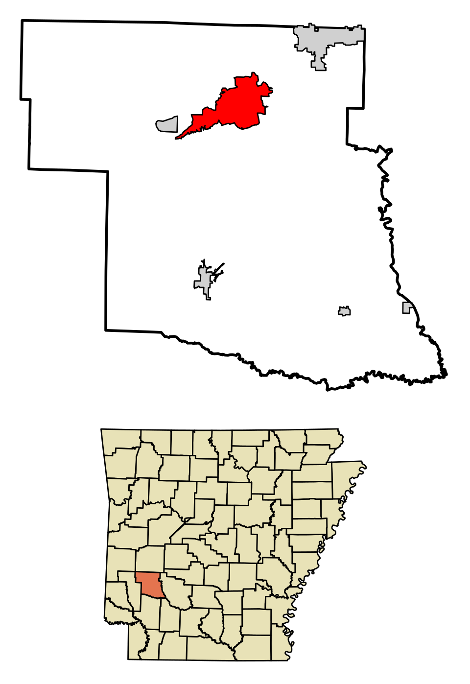 Locator map of Kirby
