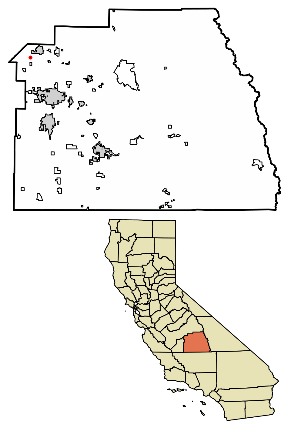 Locator map of Delft Colony