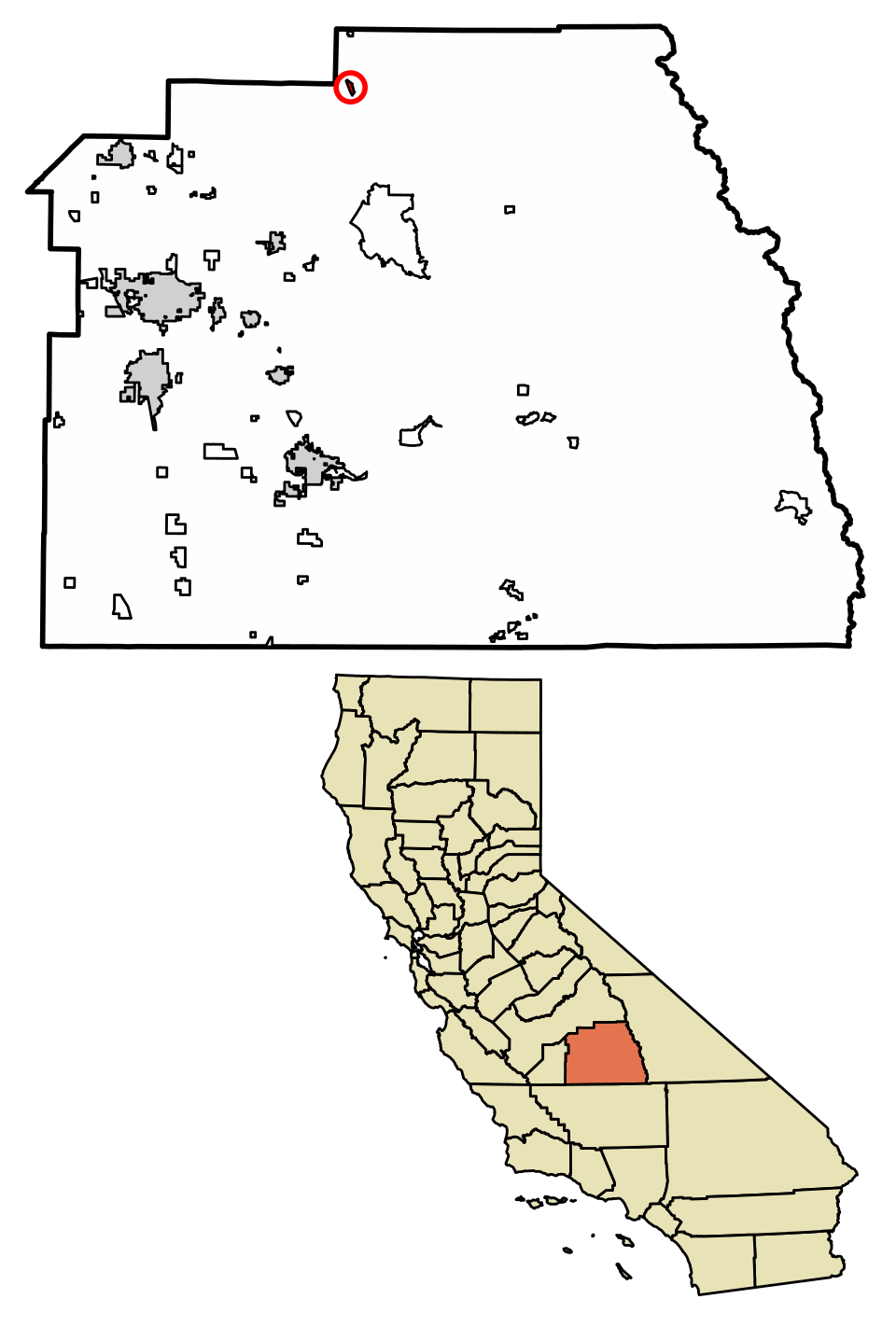 Locator map of Hartland