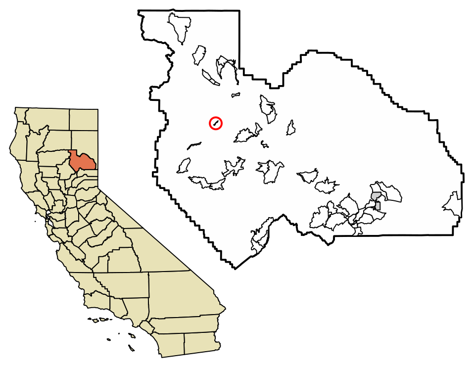 Locator map of Caribou