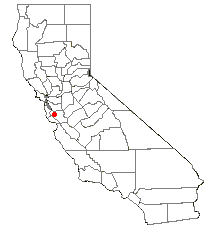 Locator map of Burbank