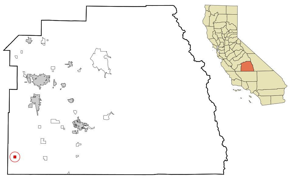 Locator map of Alpaugh