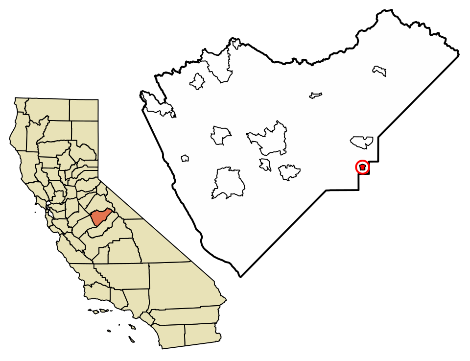 Locator map of Fish Camp