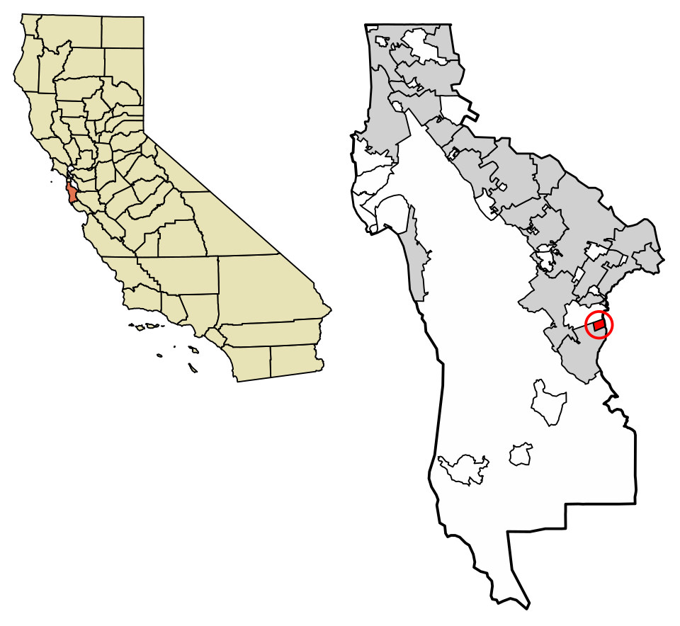Locator map of Ladera
