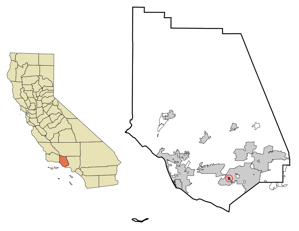 Locator map of Casa Conejo