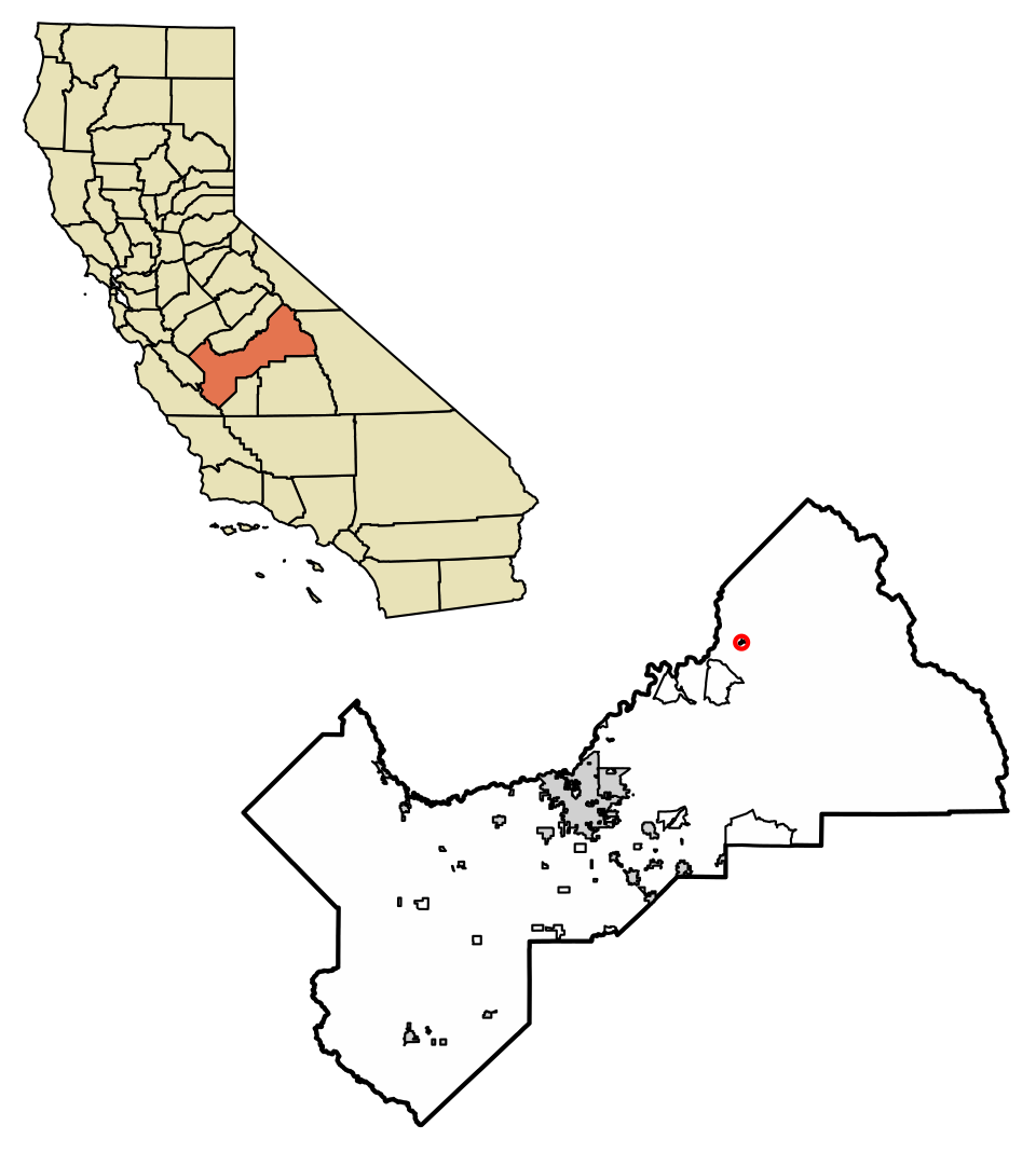 Locator map of Big Creek