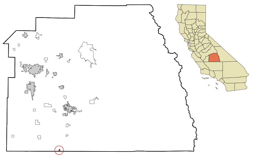 Locator map of Richgrove