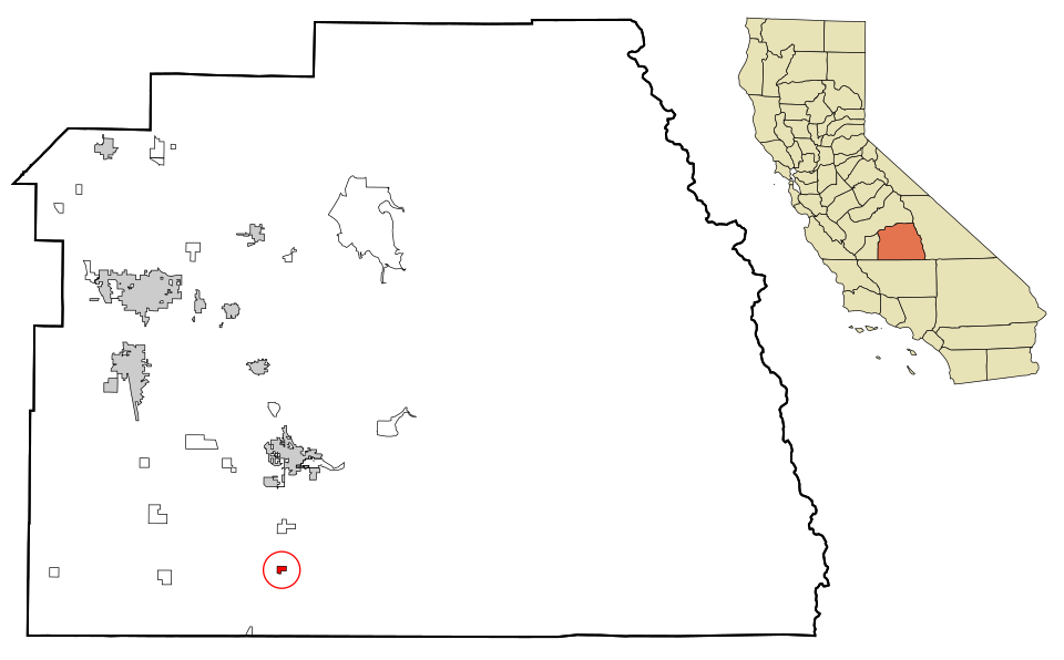 Locator map of Ducor