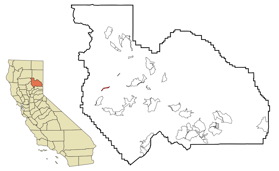 Locator map of Belden