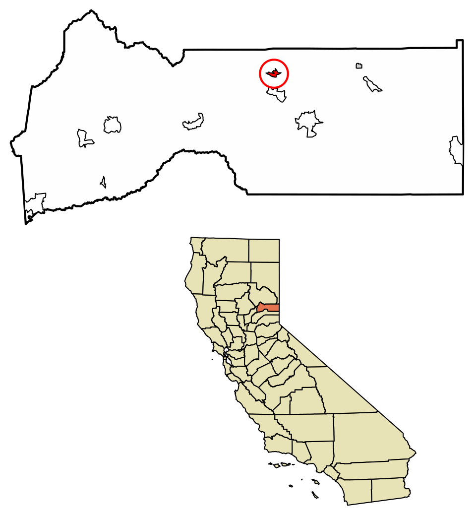 Locator map of Calpine
