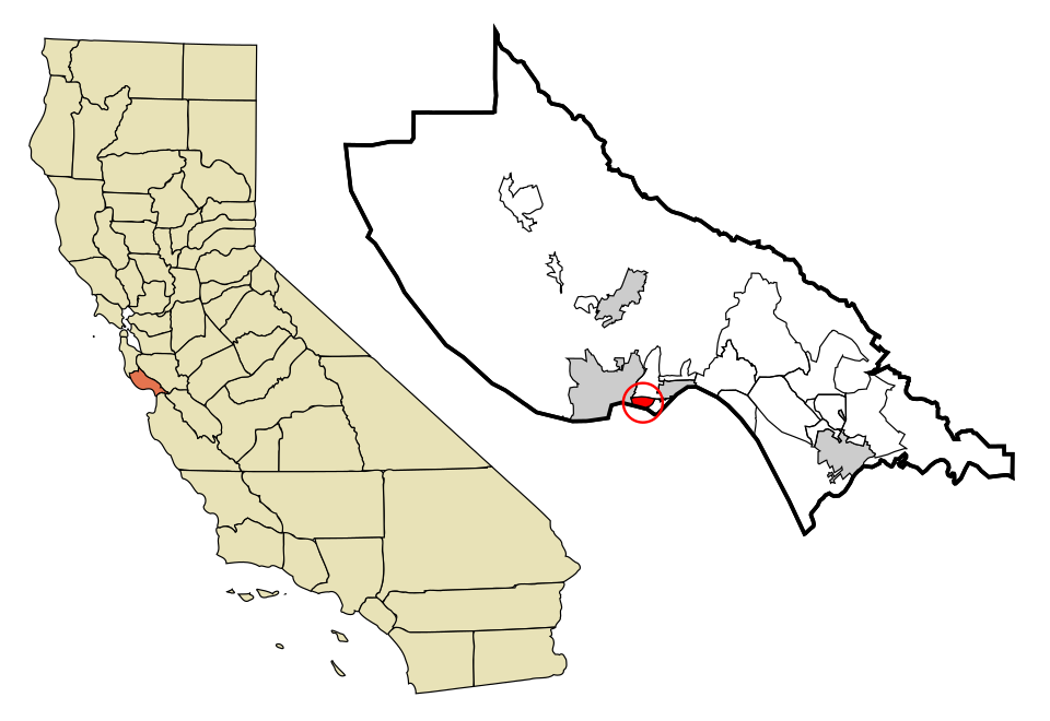 Map of Twin Lakes