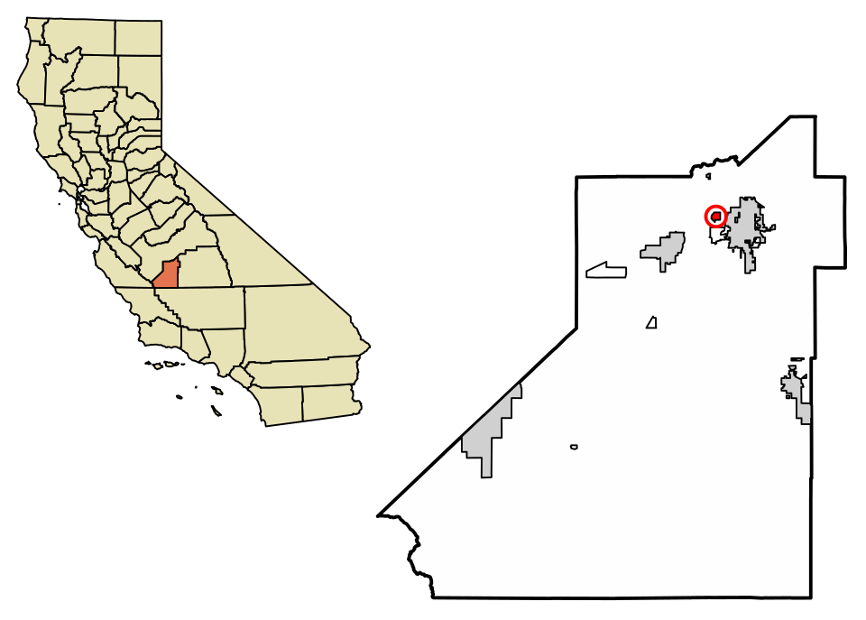 Locator map of Grangeville