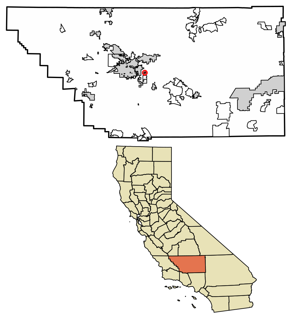 Locator map of Fuller Acres