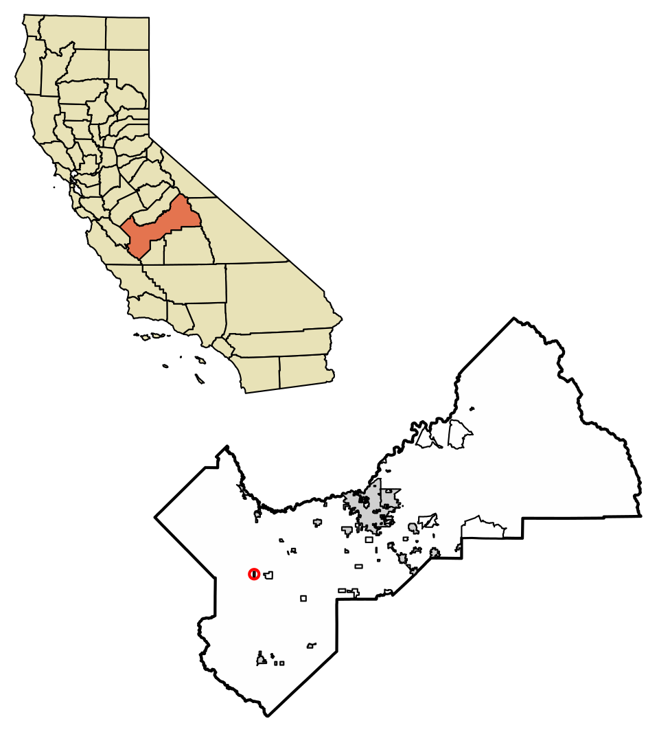 Locator map of Three Rocks