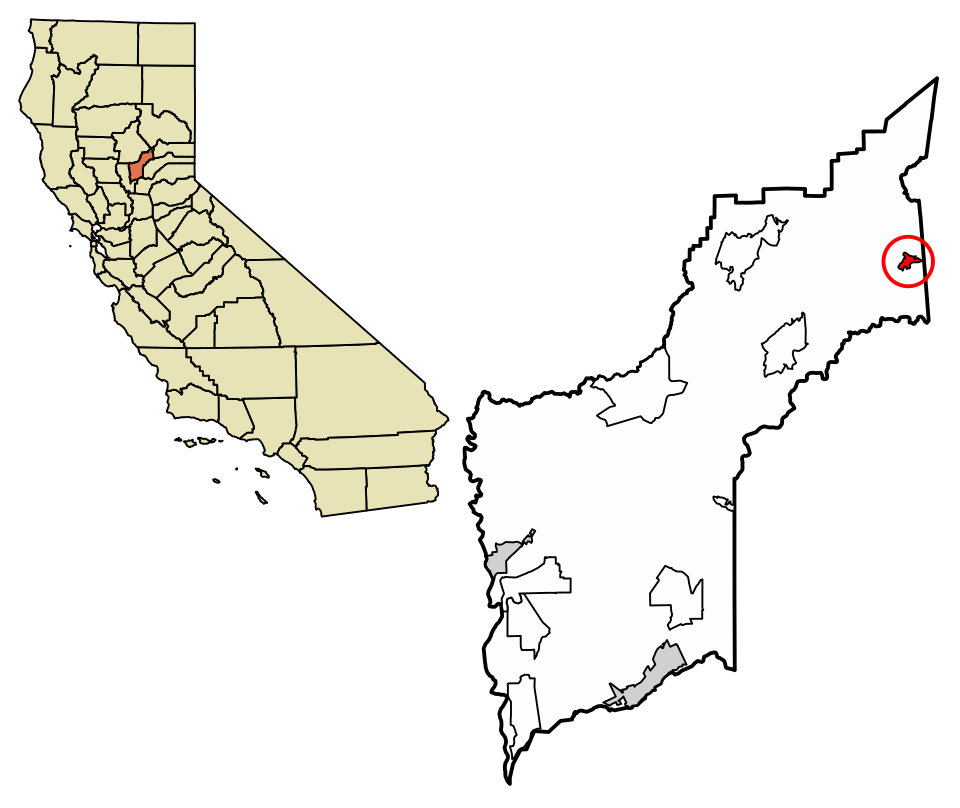 Locator map of Camptonville