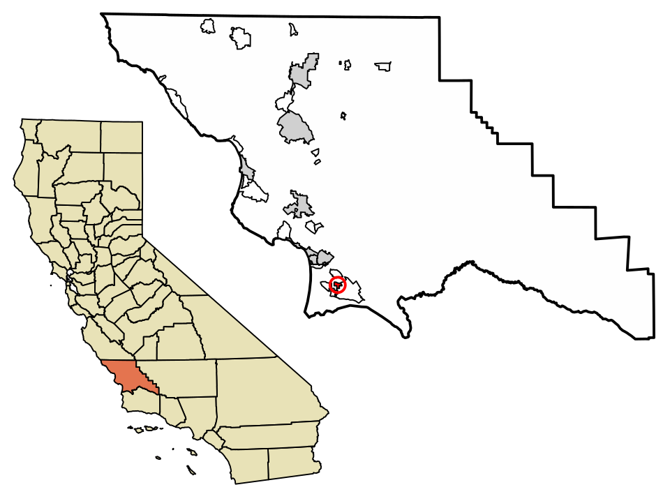 Locator map of Blacklake