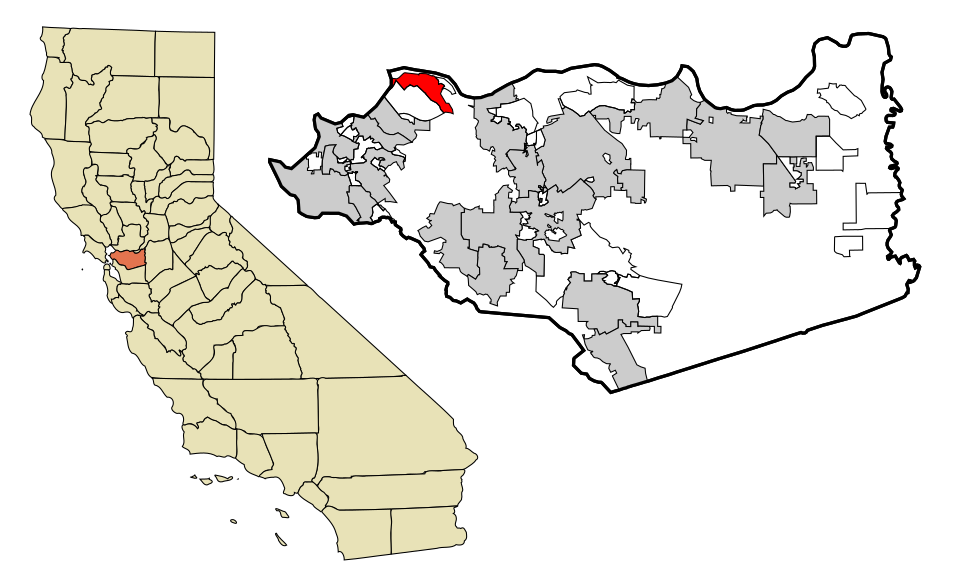 Map of Crockett