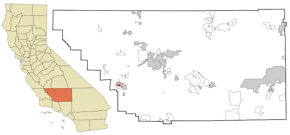 Locator map of South Taft