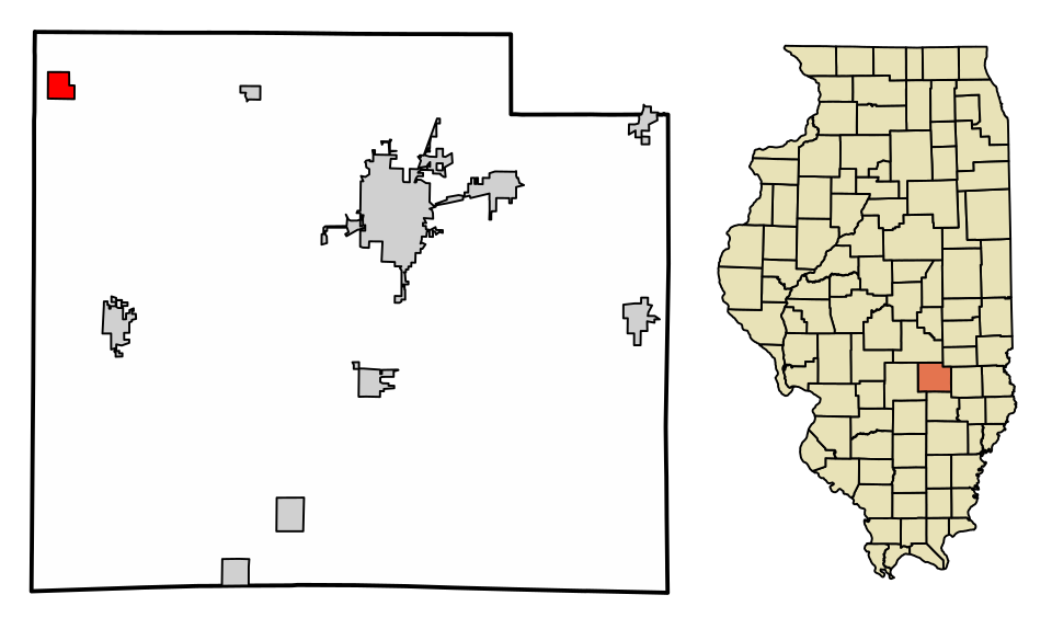 Locator map of Beecher