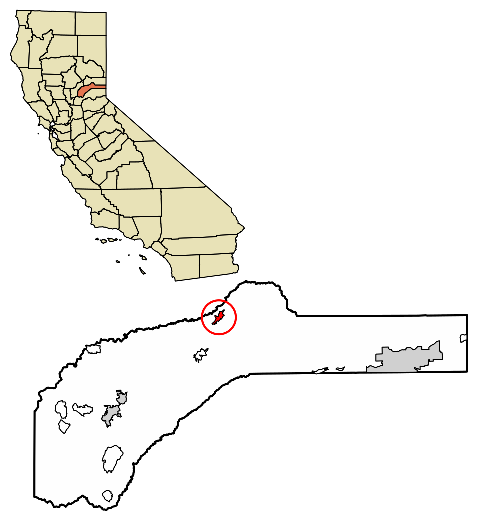 Locator map of Graniteville