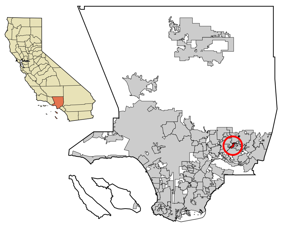 Locator map of Vincent