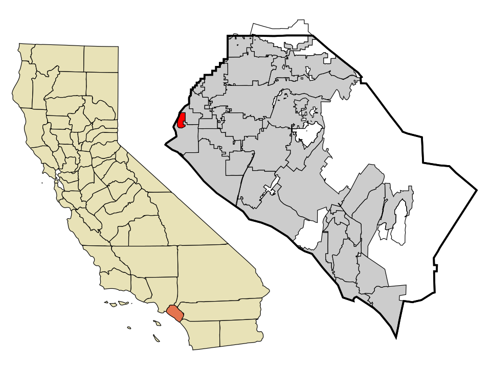 Map of Rossmoor