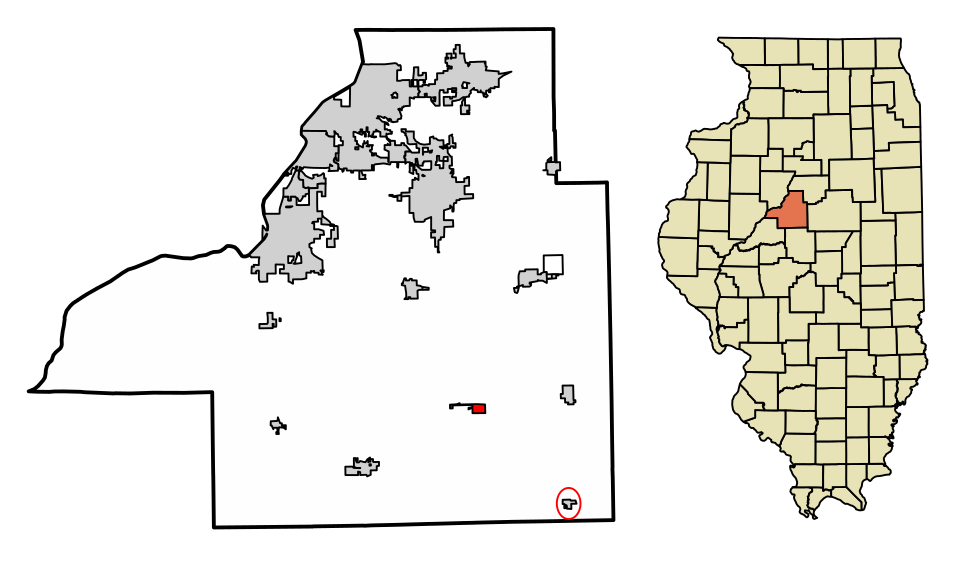 Locator map of Hopedale