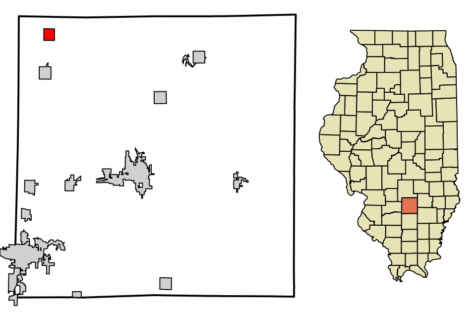 Locator map of Vernon
