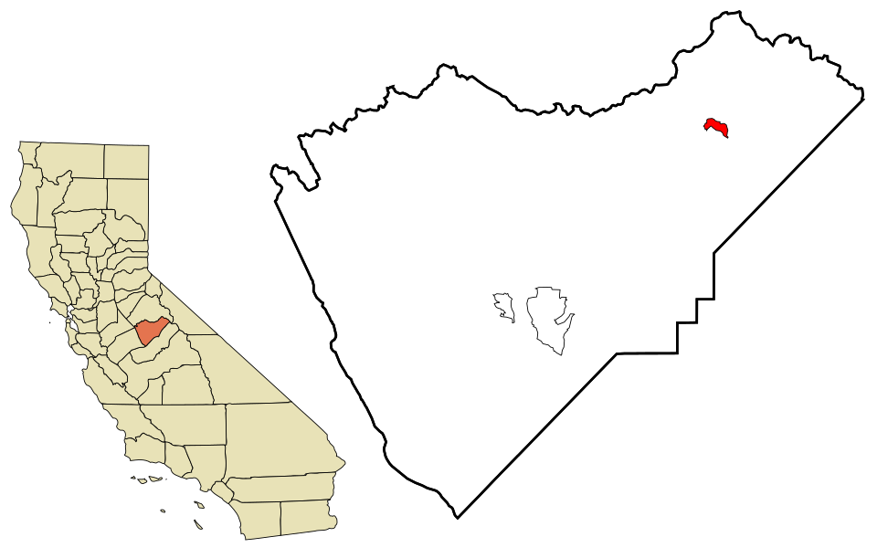 Locator map of Yosemite Valley