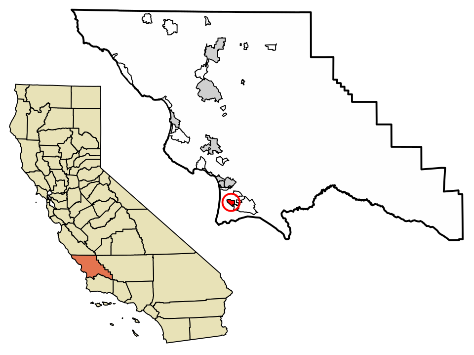 Locator map of Callender