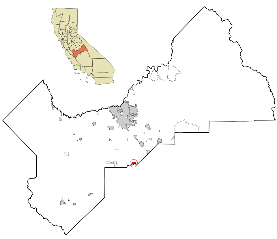 Locator map of Laton