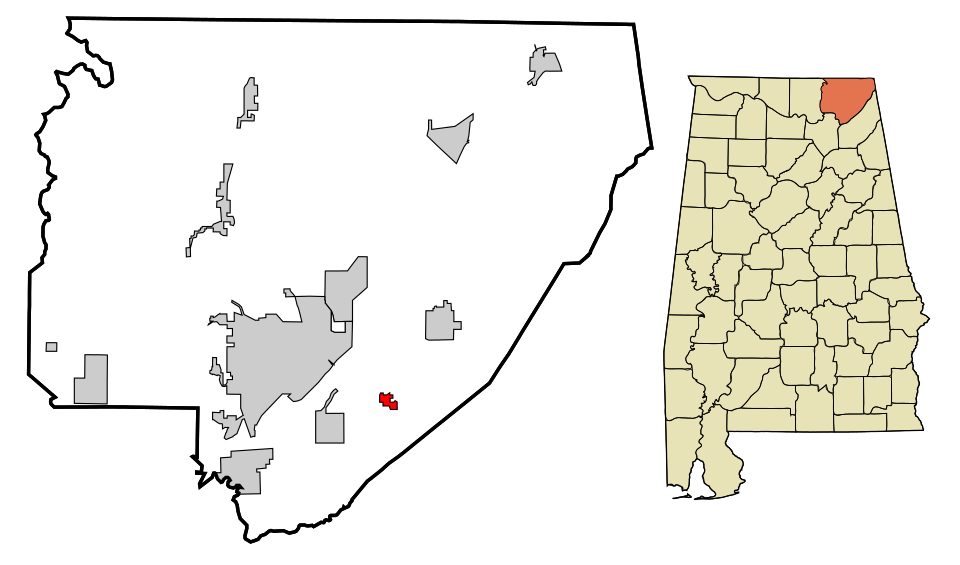Locator map of Dutton
