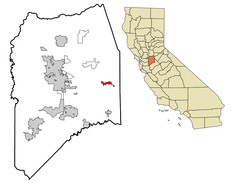 Locator map of Farmington