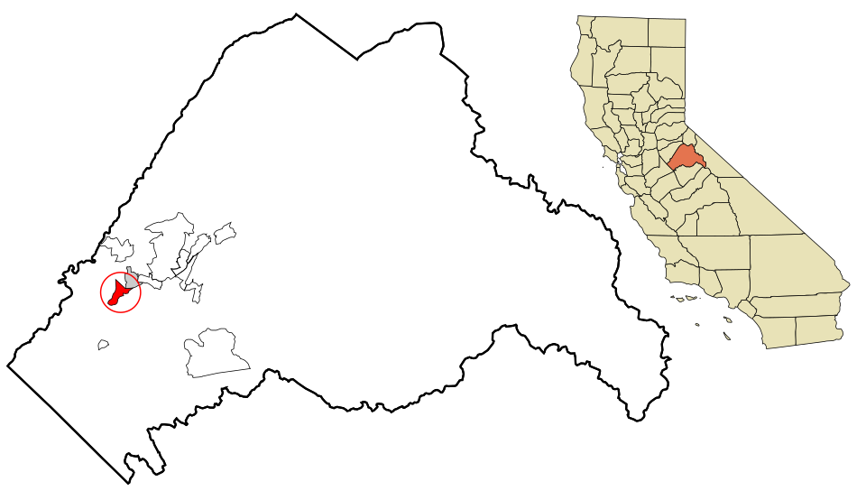 Locator map of Jamestown