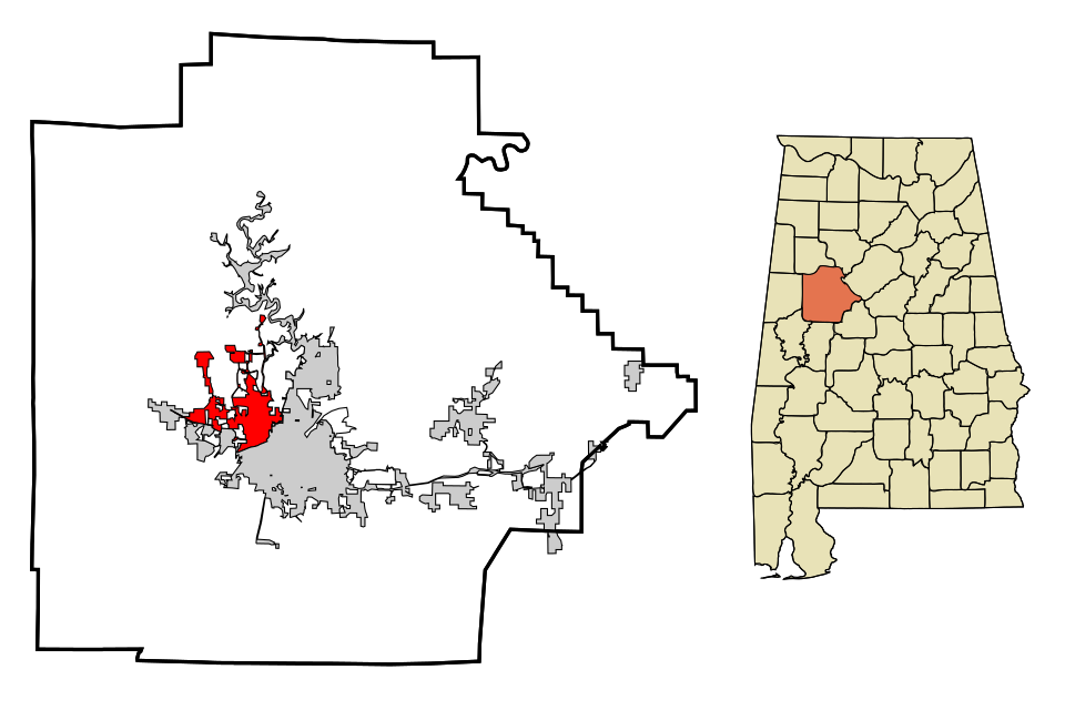 Locator map of Northport