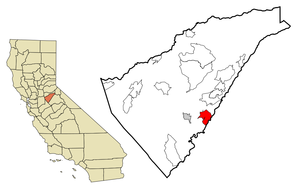 Locator map of Vallecito