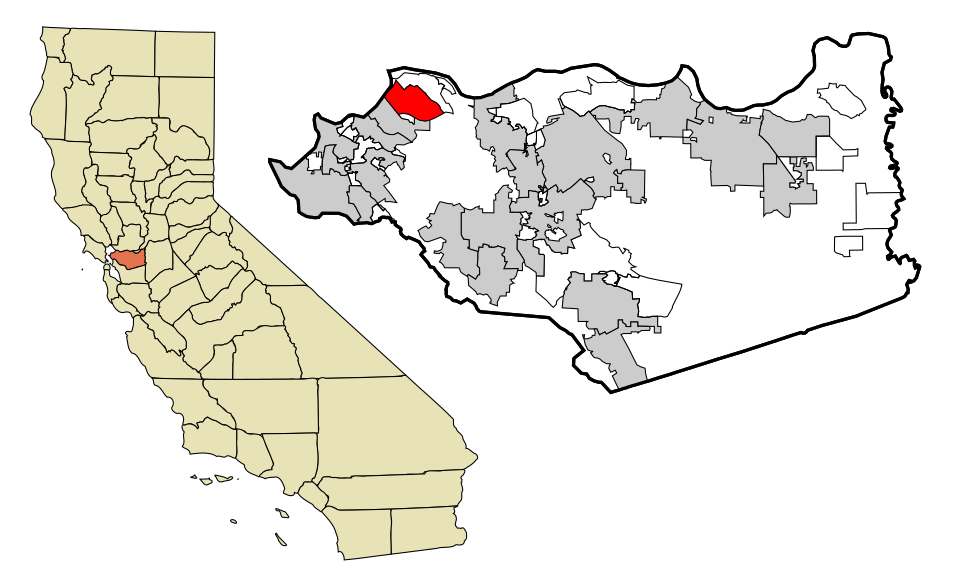 Locator map of Rodeo