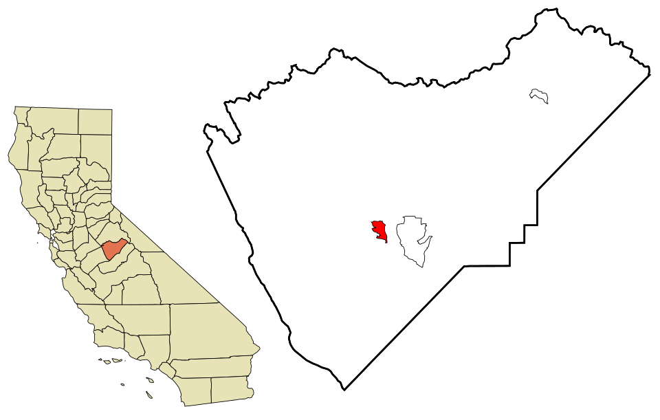 Locator map of Mariposa